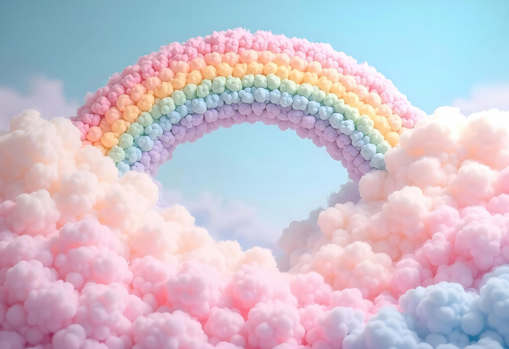 Regenbogen aus Wolken Regenbogen aus Wolken