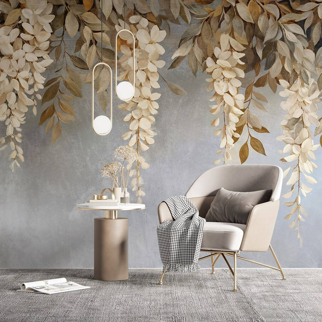 Delicate leaves cascade beautifully down