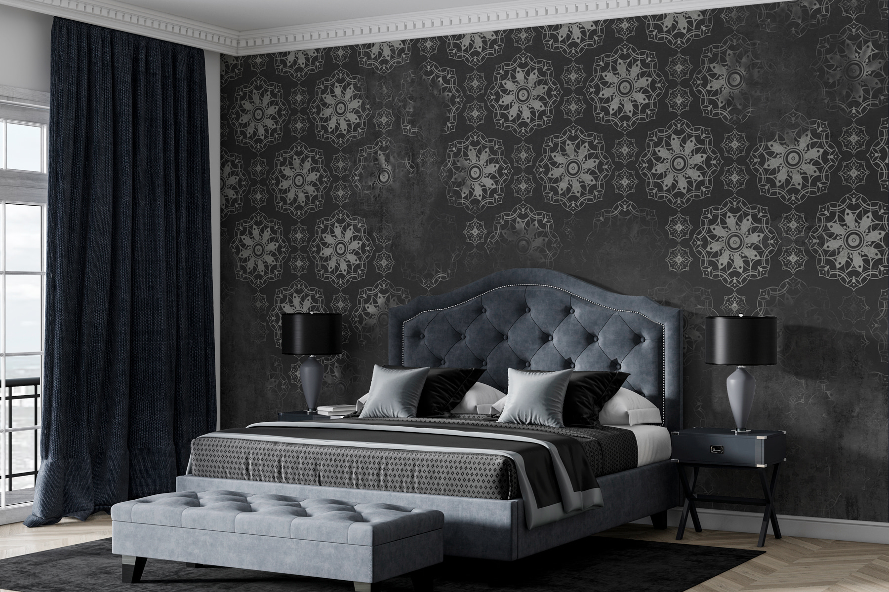 Grey and white wallpaper Grey and white wallpaper