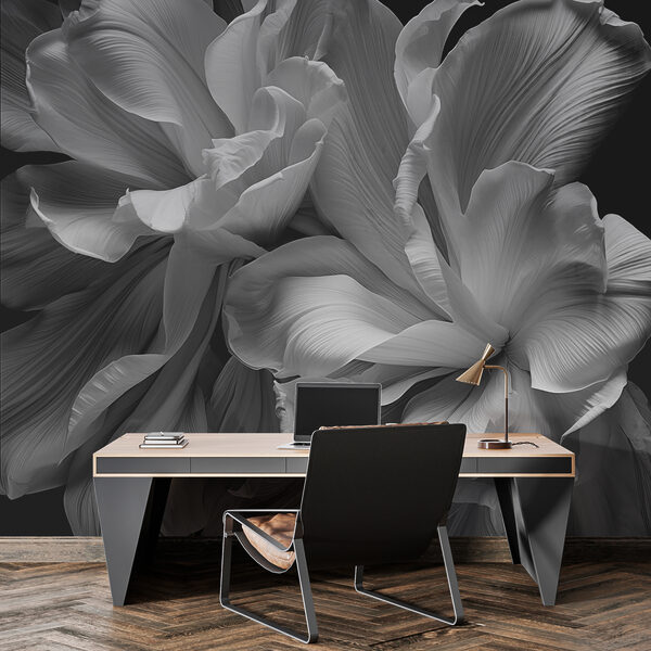 Florale Eleganz in monochromen Farbtönen Florale Eleganz in monochromen Farbtönen