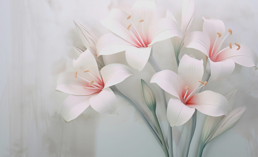 Zarte Blüten in schlichter Eleganz Zarte Blüten in schlichter Eleganz