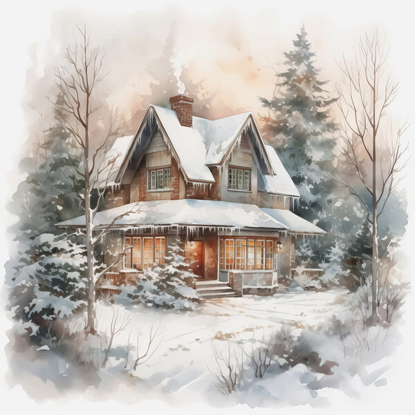 Haus im Schnee Haus im Schnee