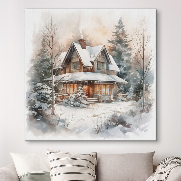 Haus im Schnee Haus im Schnee