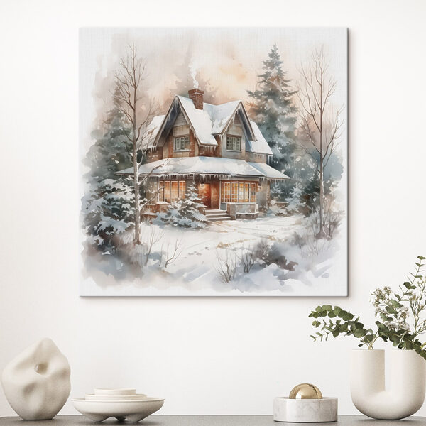 Haus im Schnee Haus im Schnee
