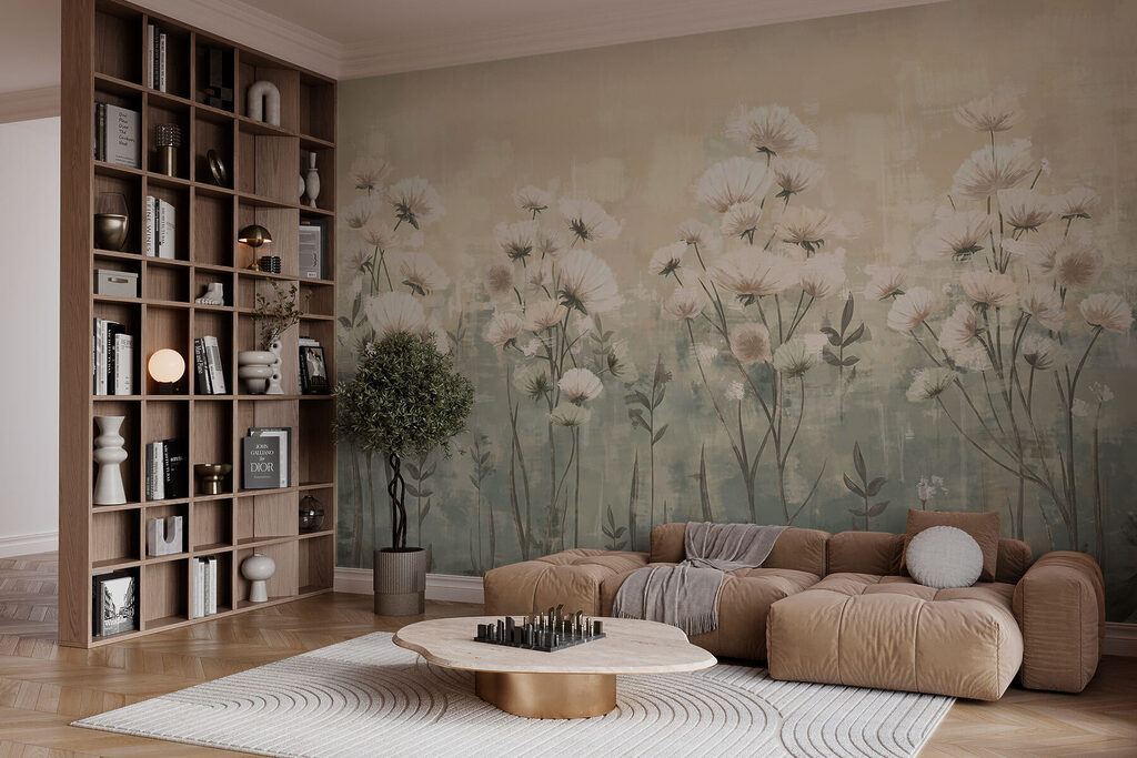 Delicate blooms in soft hues