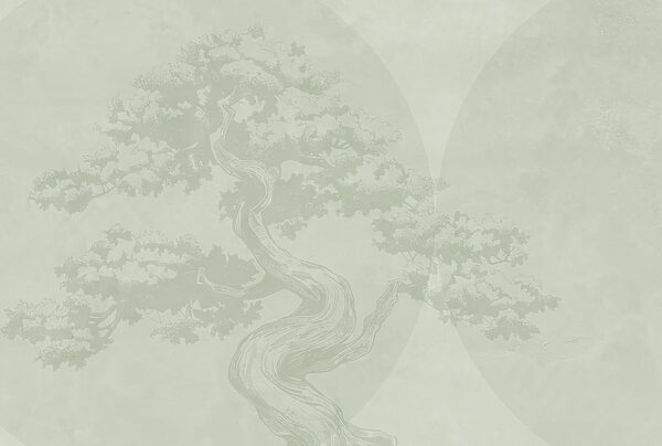 Tree with a curved trunk Tree with a curved trunk