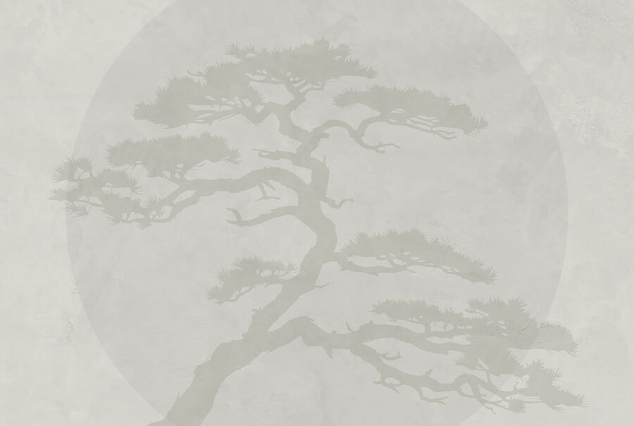 Baum mit Ästen und Blättern Baum mit Ästen und Blättern
