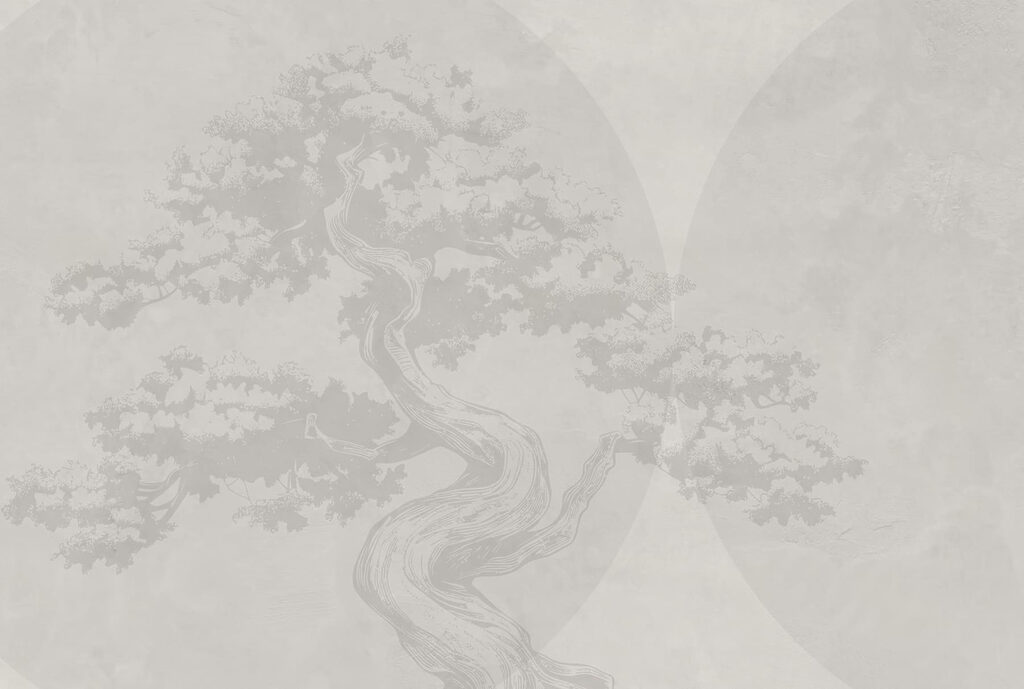 Tree with curved trunk and curved trunk Tree with curved trunk and curved trunk