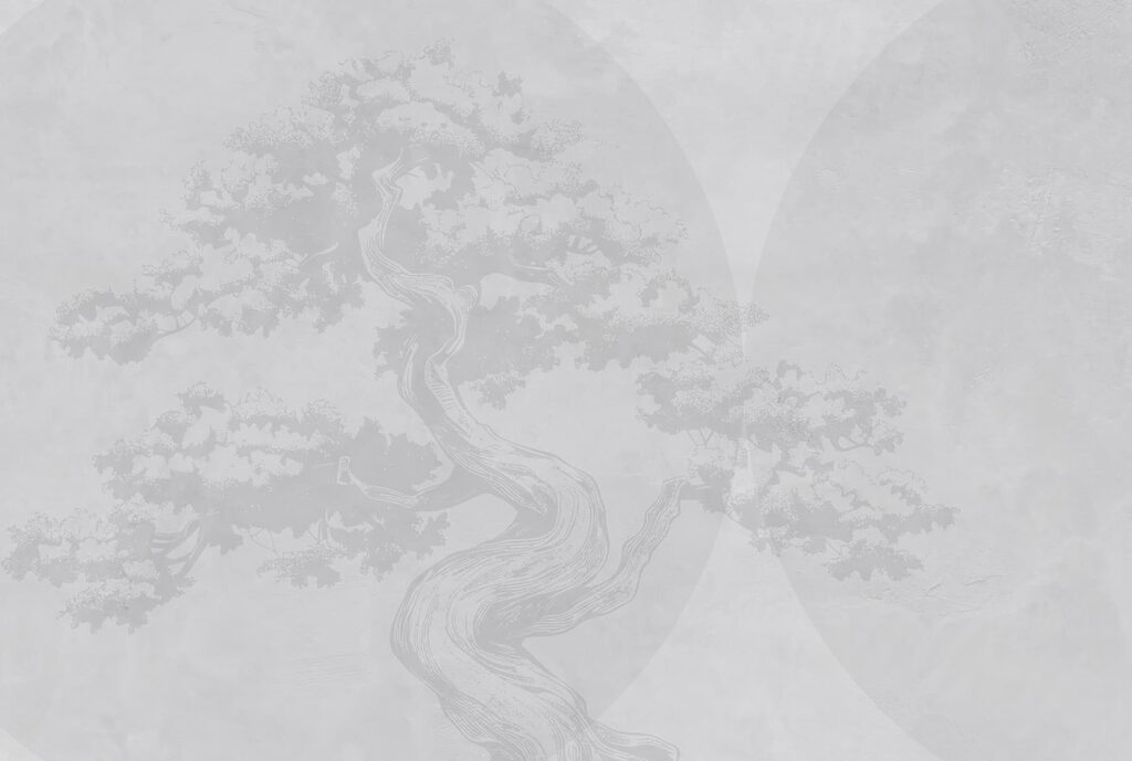 Baum mit gebogenem Stamm Baum mit gebogenem Stamm