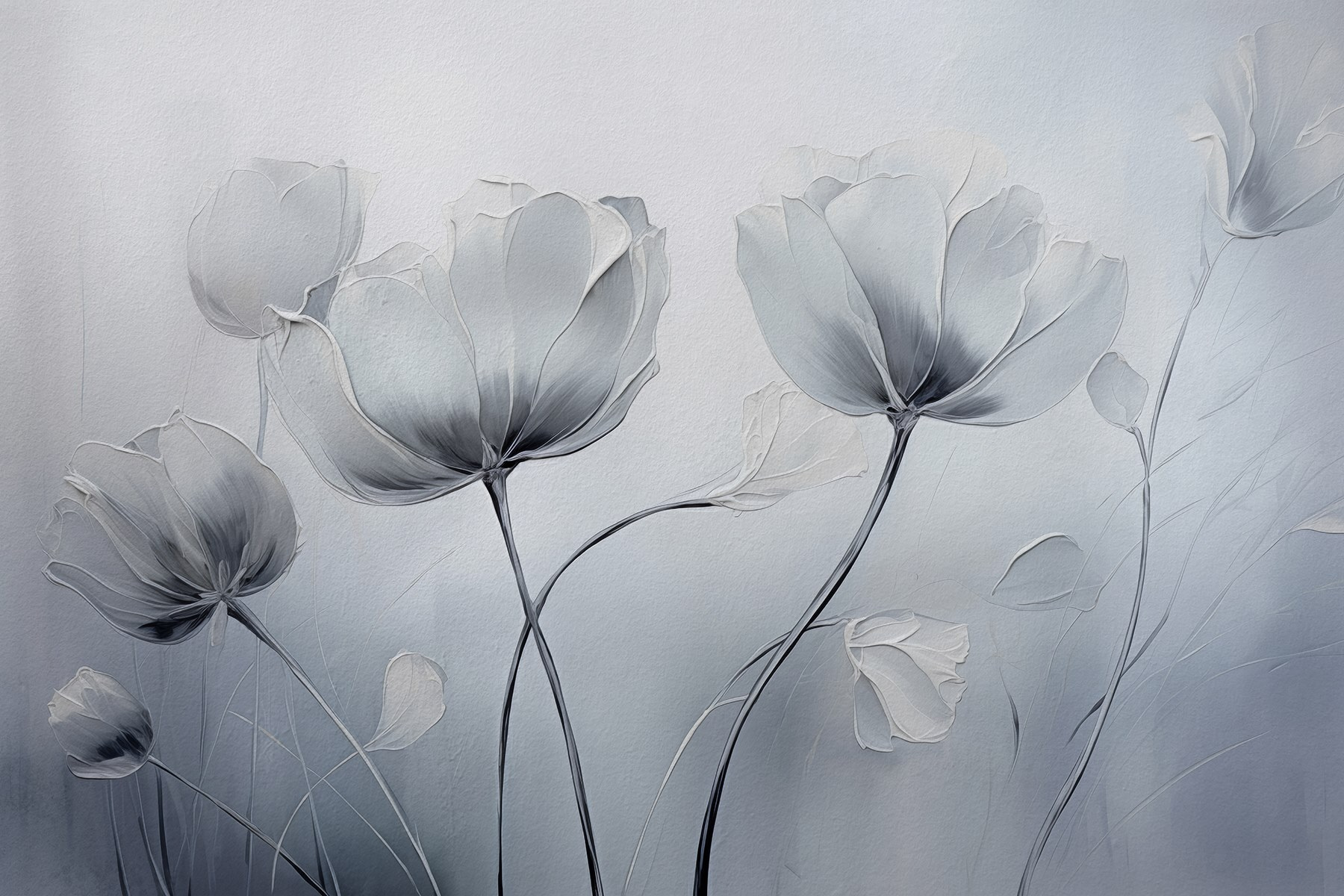 Delicate blossoms in soft hues Delicate blossoms in soft hues