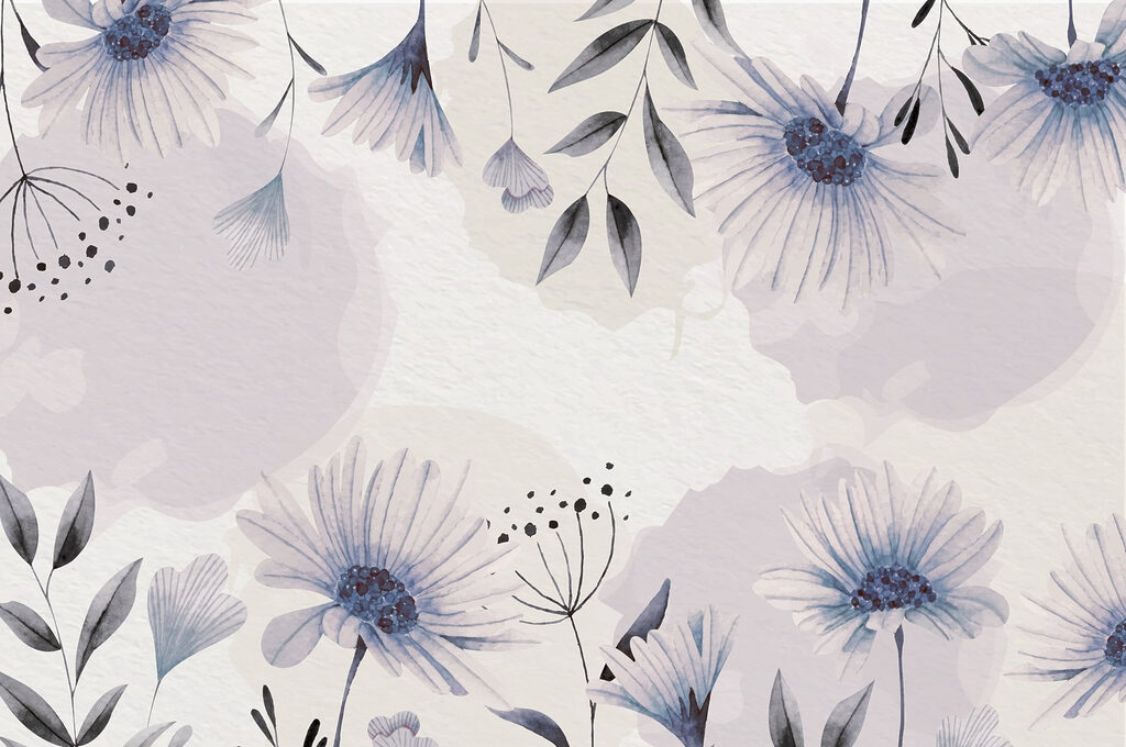 Zartes florales Aquarelldesign Zartes florales Aquarelldesign