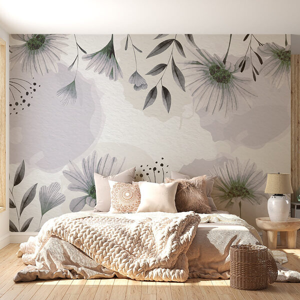 Zartes florales Aquarellmuster Zartes florales Aquarellmuster