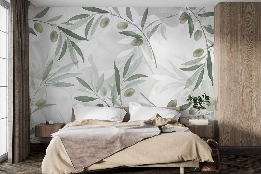 Delicate greenery on a soft backdrop