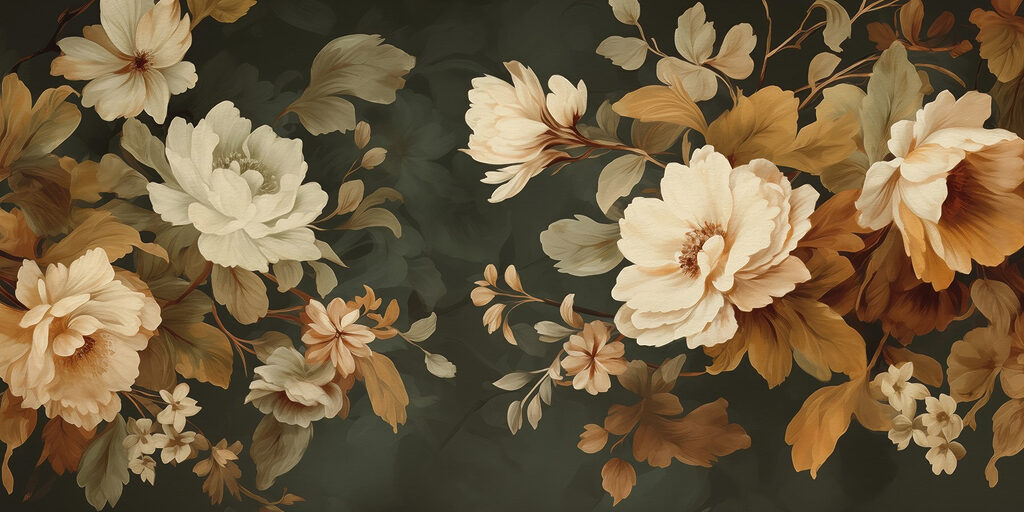 Elegantes Blumenarrangement auf dunklem Hintergrund Elegantes Blumenarrangement auf dunklem Hintergrund