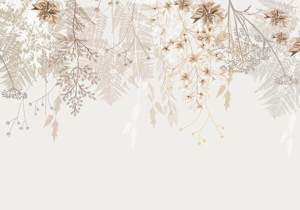 Delicate flora in soft hues