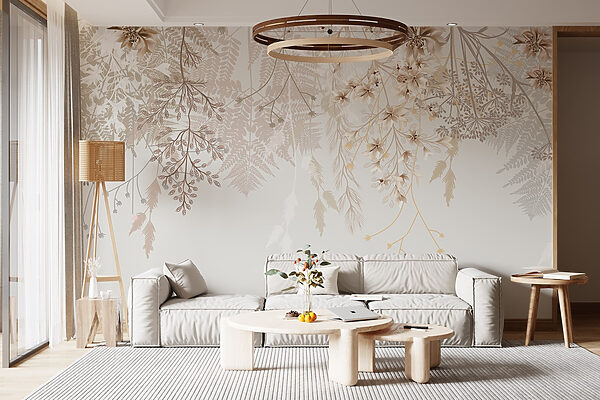 Delicate flora in soft hues