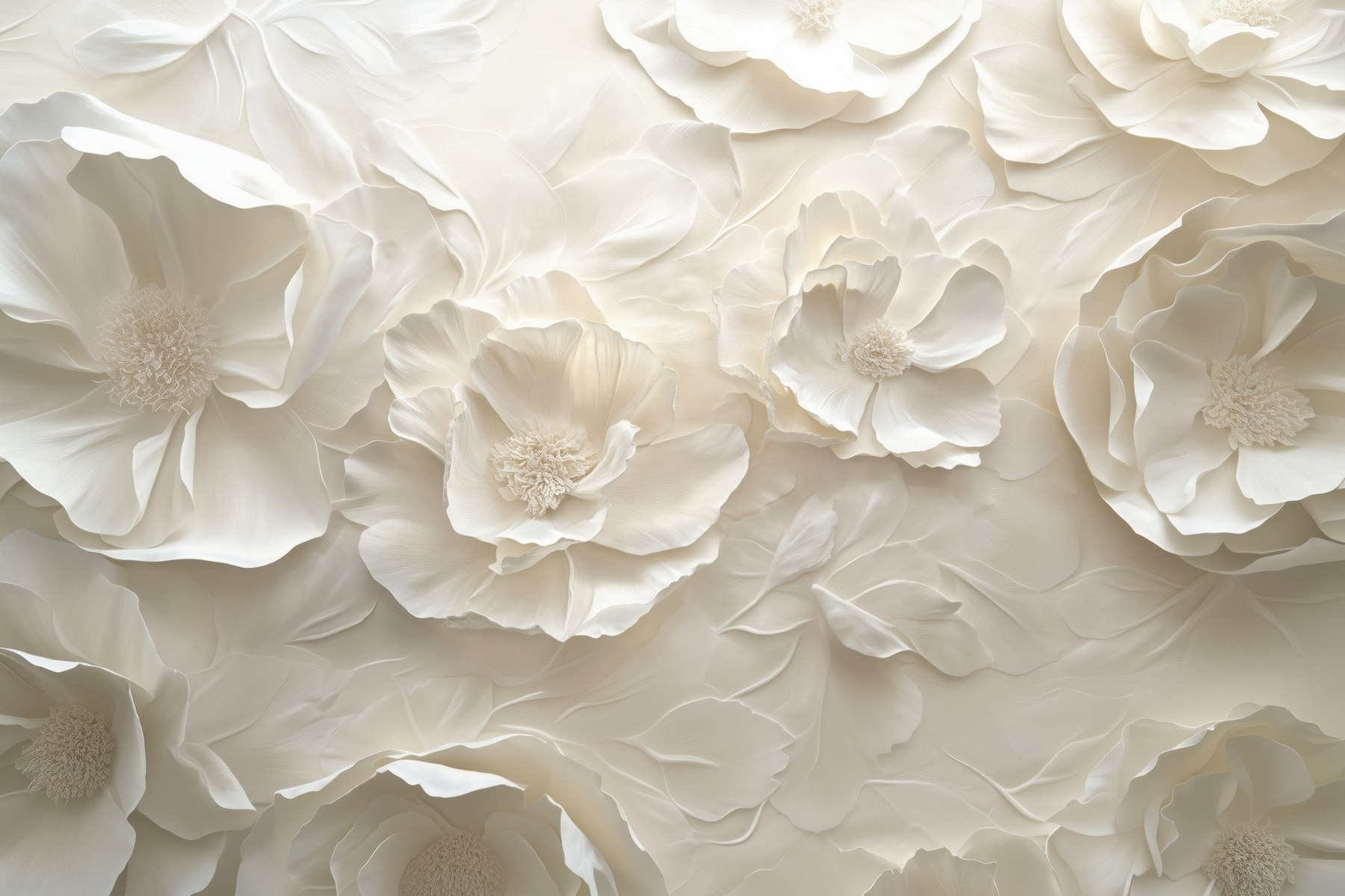 White flower wallpaper