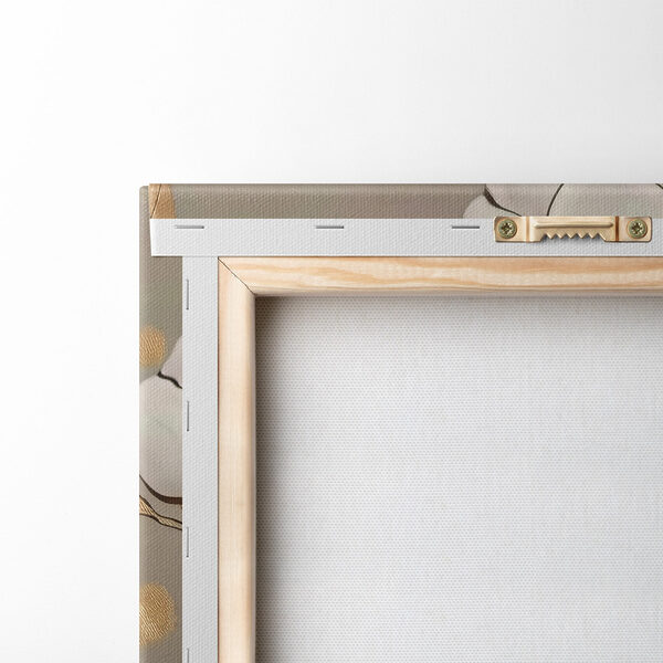 Painting of flowers and leaves