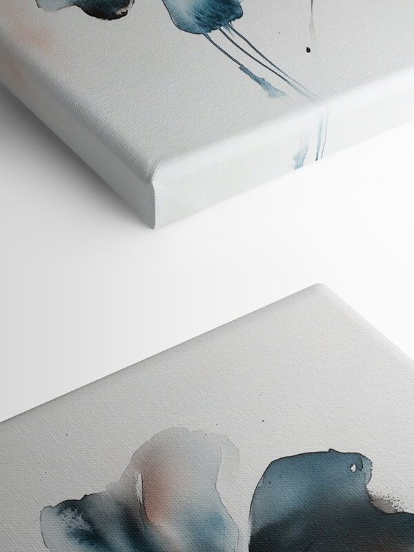 Watercolor painting of flowers