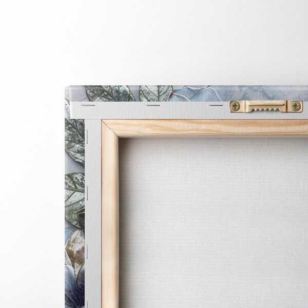 Floral arrangement in cool tones