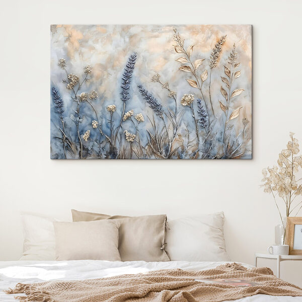 Malerei von Blumen und Blättern Malerei von Blumen und Blättern