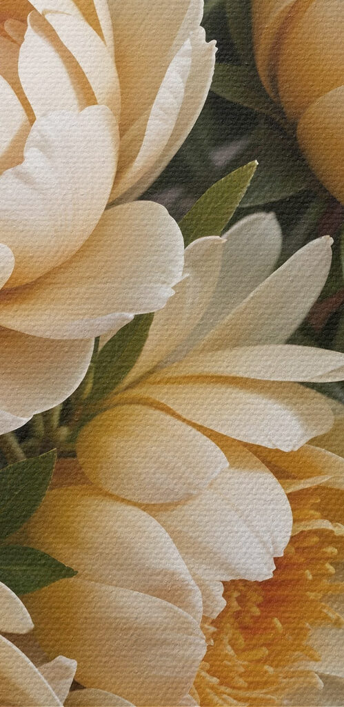 Group of flowers on a table