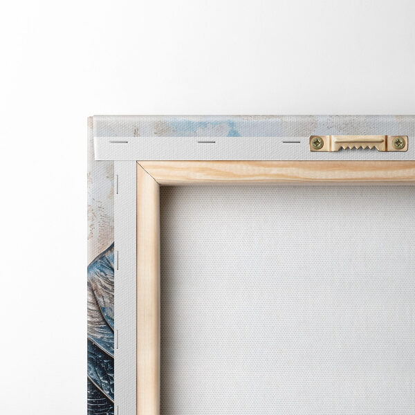 Row of leaves on a marble surface Row of leaves on a marble surface