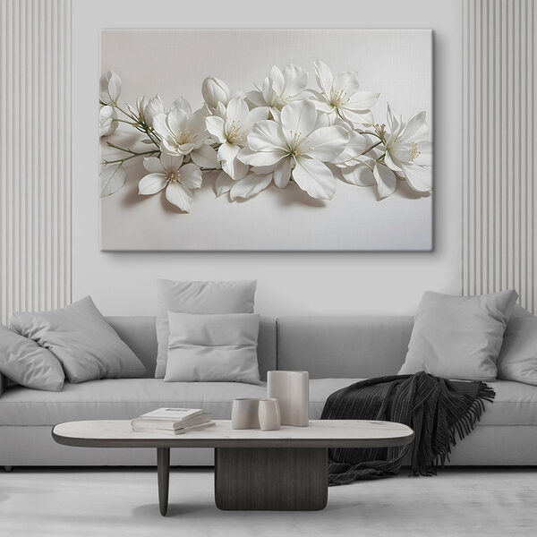 Gruppe von weißen Blumen Wandbilder Gruppe von weißen Blumen