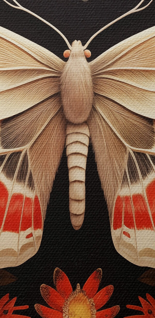 Schmetterling und Blumen auf einem schwarzen Hintergrund Schmetterling und Blumen auf einem schwarzen Hintergrund