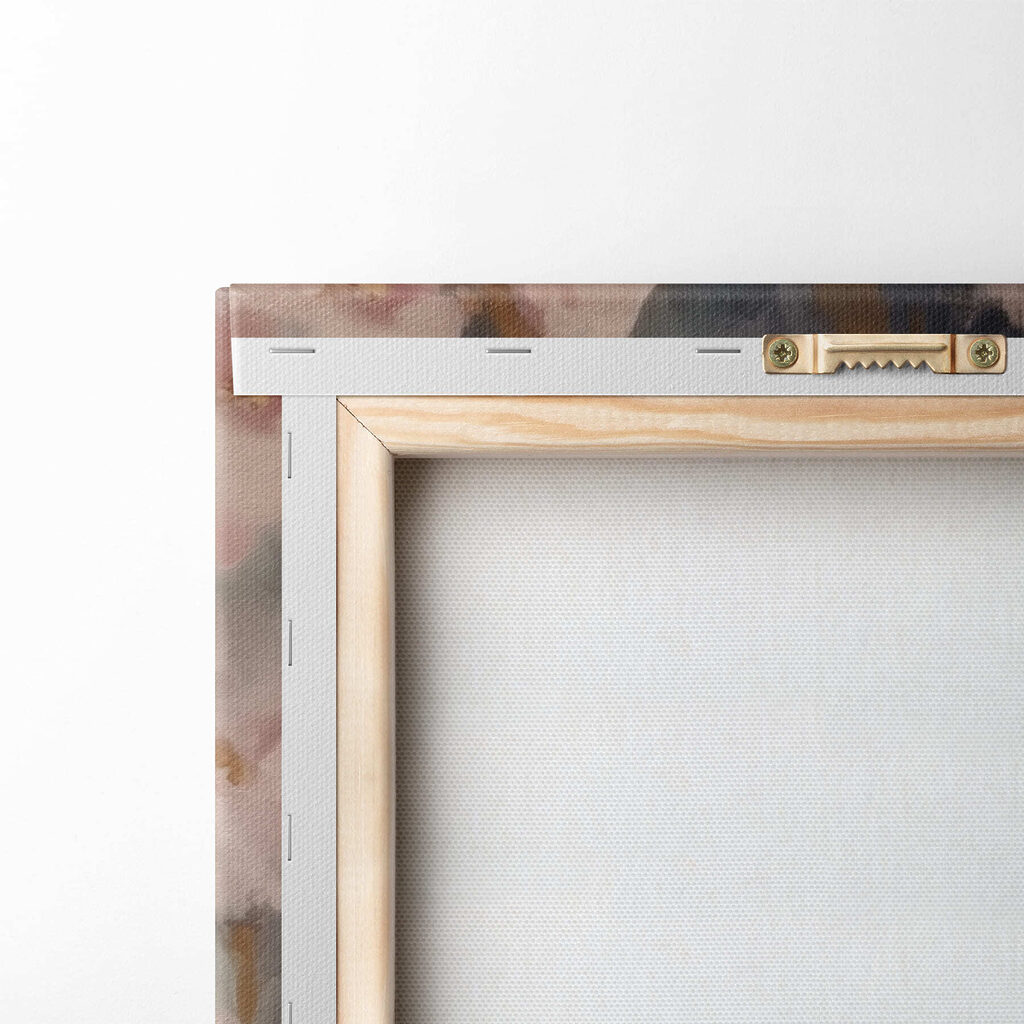 Painting of a woman with flowers in her hair