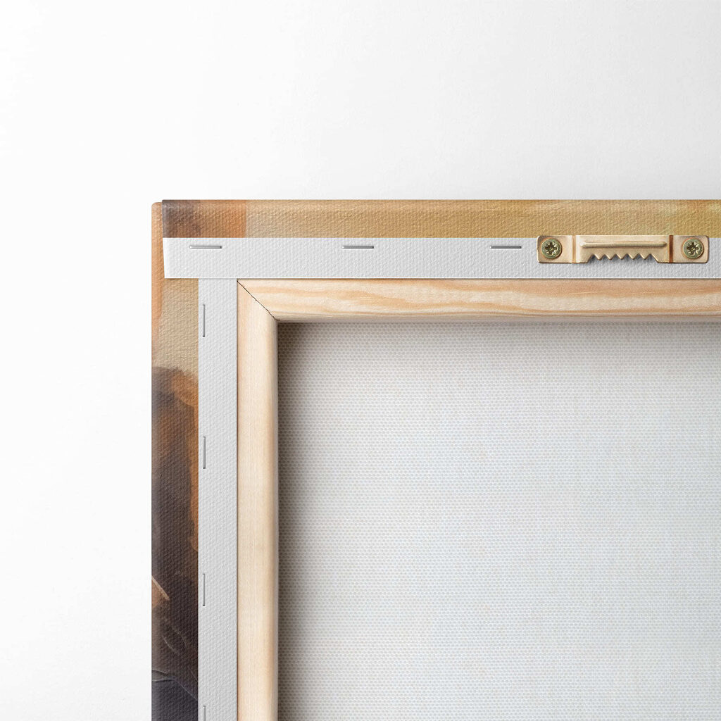 Painting of a boat in water