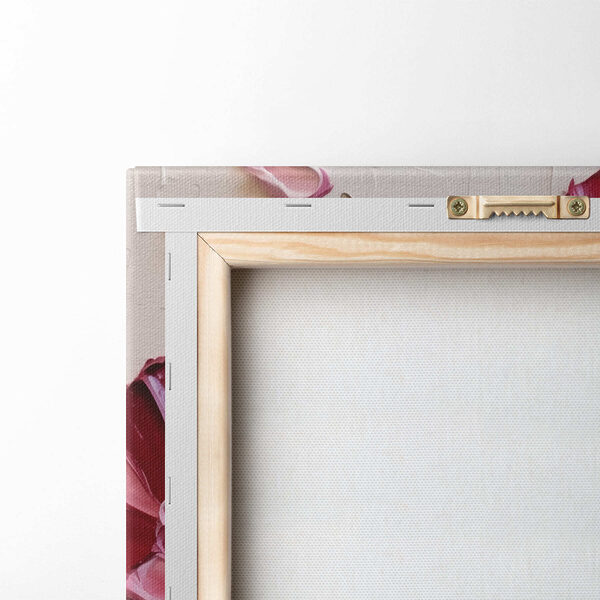 Painting of pink flowers