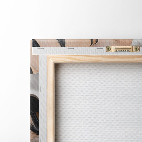 Wellen aus Creme und zartem Beige Wellen aus Creme und zartem Beige
