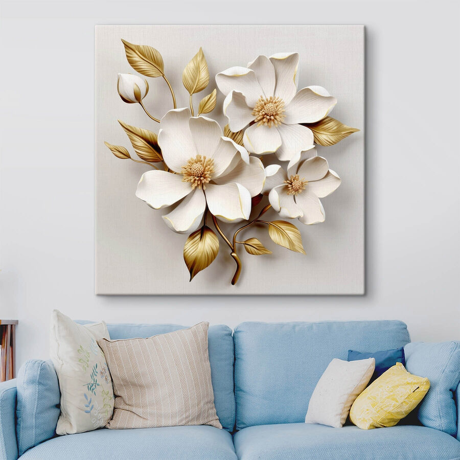Elegantes florales Design mit zarten Texturen