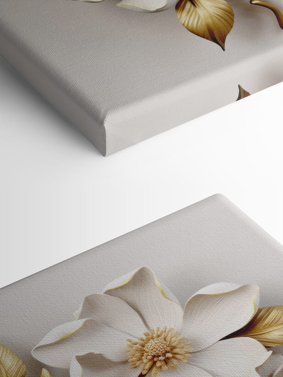 Elegantes florales Design mit zarten Texturen