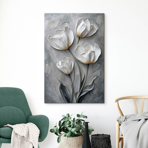 Wandbilder Malerei von weißen Blumen (Artikelnummer: s42179) Wandbilder Wandbilder Malerei von weißen Blumen (Artikelnummer: s42179)
