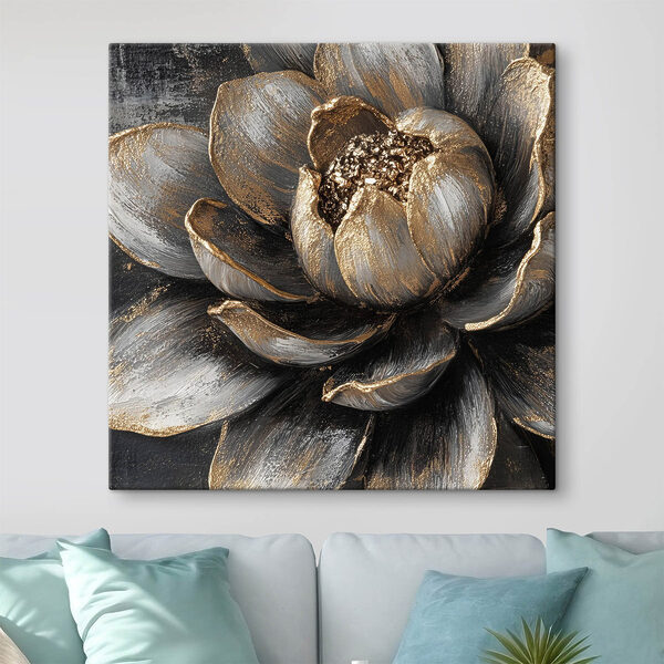 Elegantes florales Design mit kräftigen Akzenten Wandbilder Elegantes florales Design mit kräftigen Akzenten