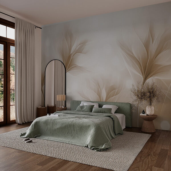 Fototapeten Zarte Blütenblätter in sanften Tönen