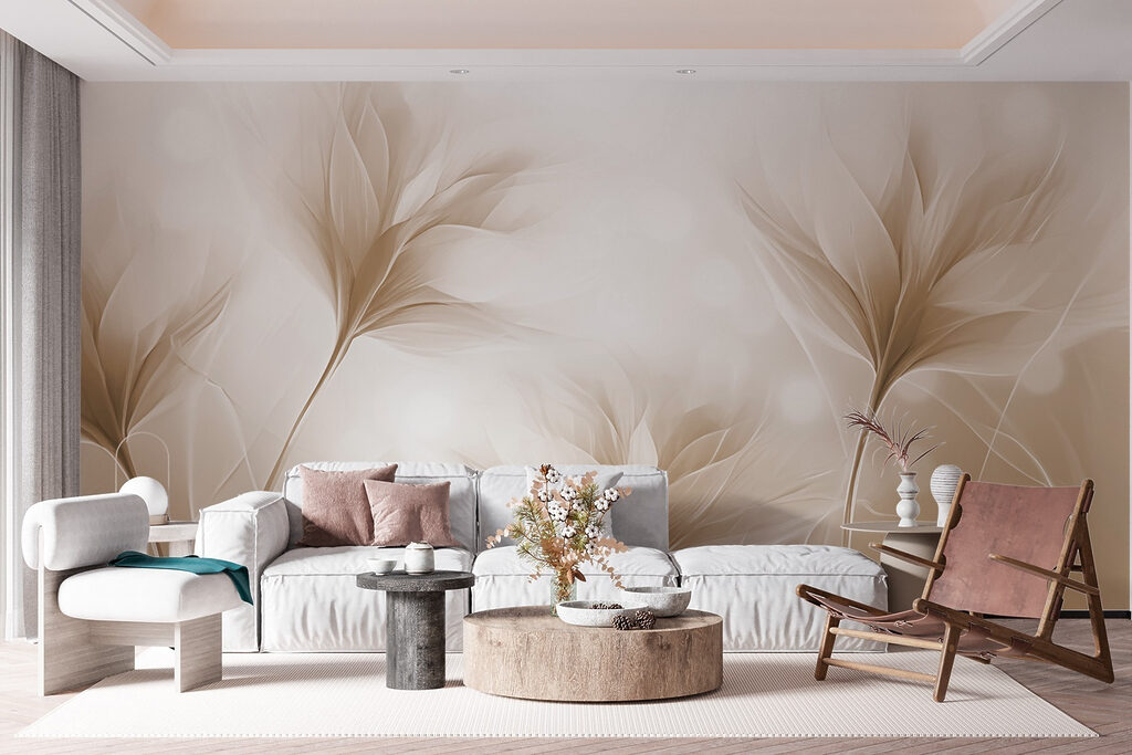 Delicate petals in soft tones