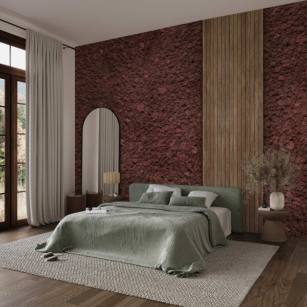 Brauner Teppich mit einer Holzdiele Brauner Teppich mit einer Holzdiele