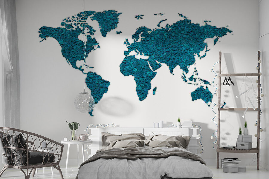 Karte der Welt