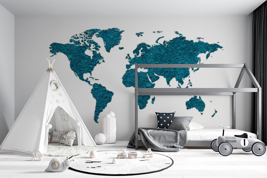 Karte der Welt