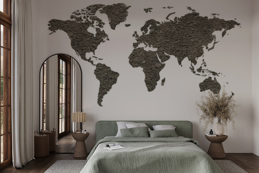 Karte der Welt