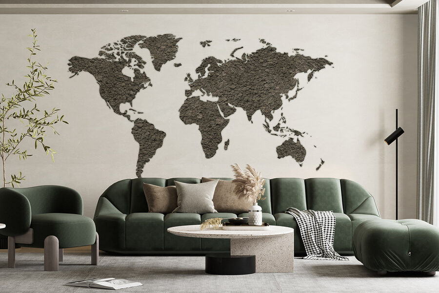 Karte der Welt