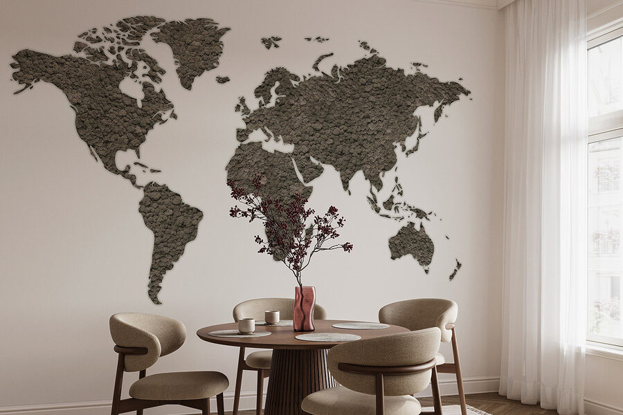 Karte der Welt