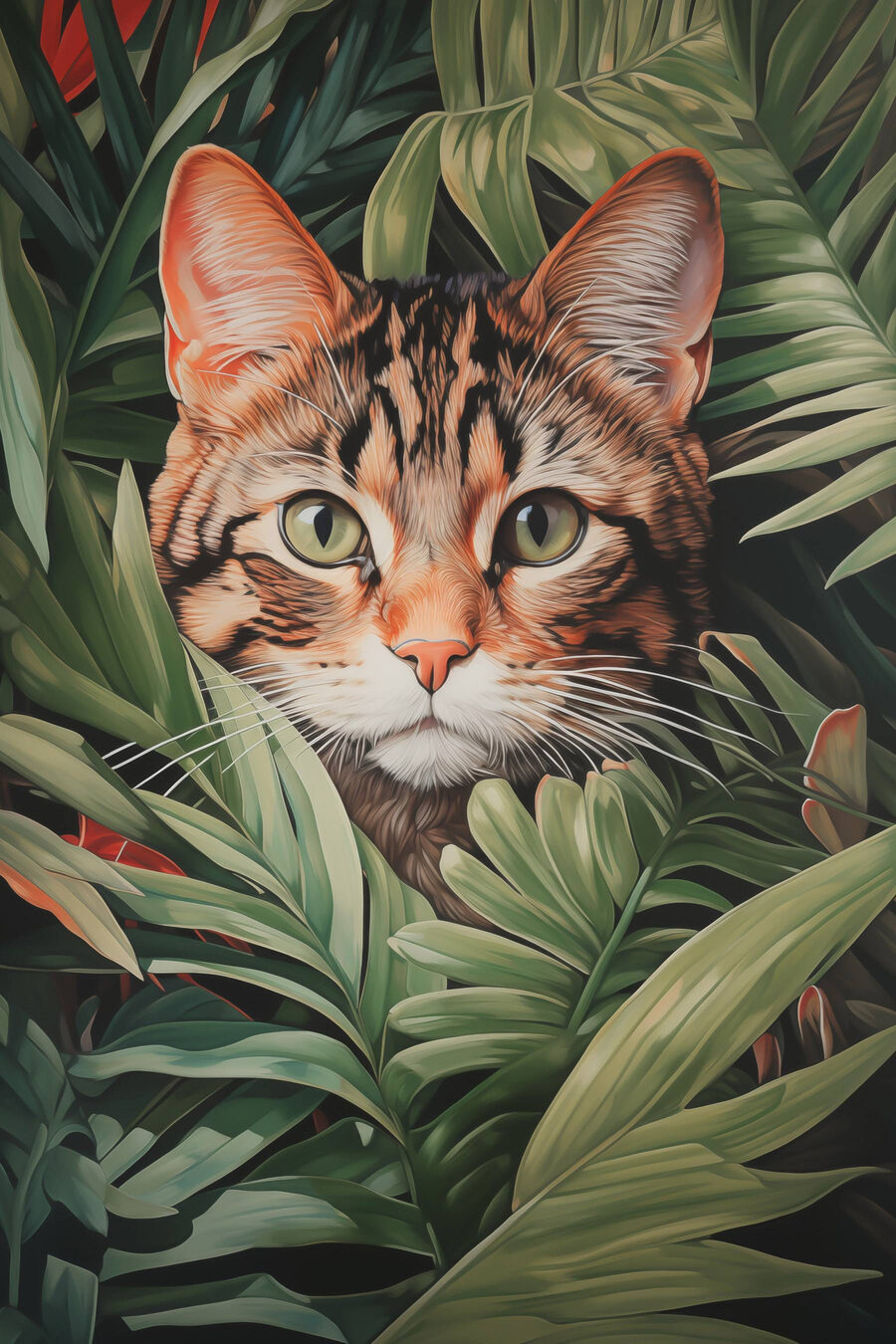 Katze im Dschungel Katze im Dschungel