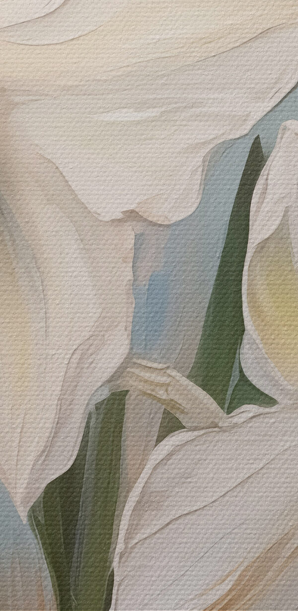 Malerei von weißen Blumen Malerei von weißen Blumen