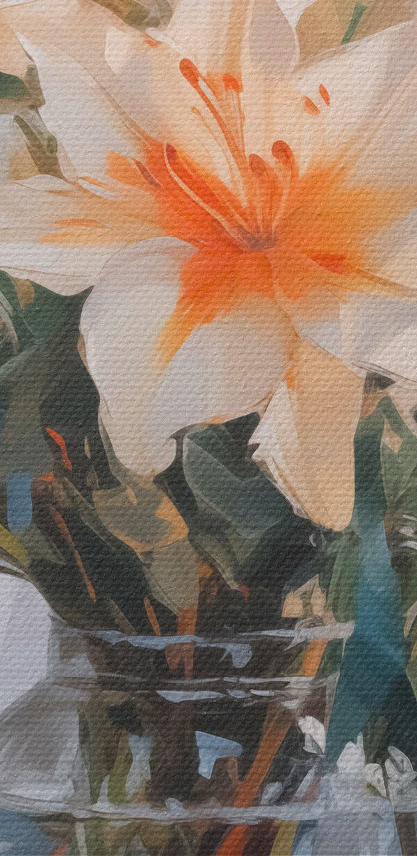 Vase mit Blumen auf einem Tisch Vase mit Blumen auf einem Tisch