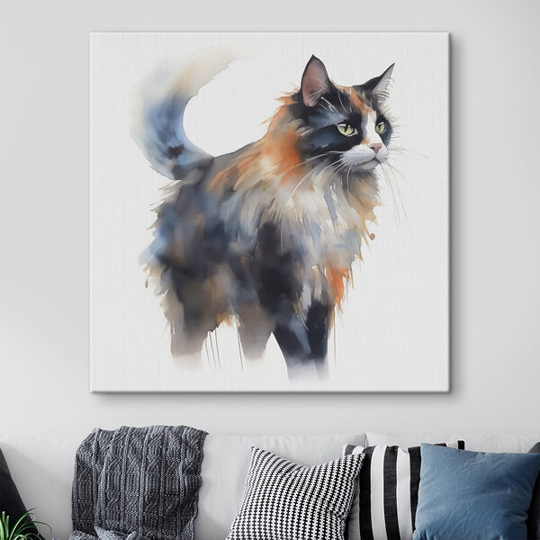 Katze mit langen Schnurrhaaren Katze mit langen Schnurrhaaren