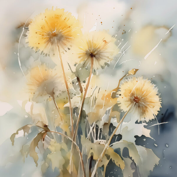 Aquarell von Blumen Aquarell von Blumen